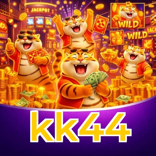 Interface do aplicativo kk44 mostrando jogos disponíveis no iOS e Android
